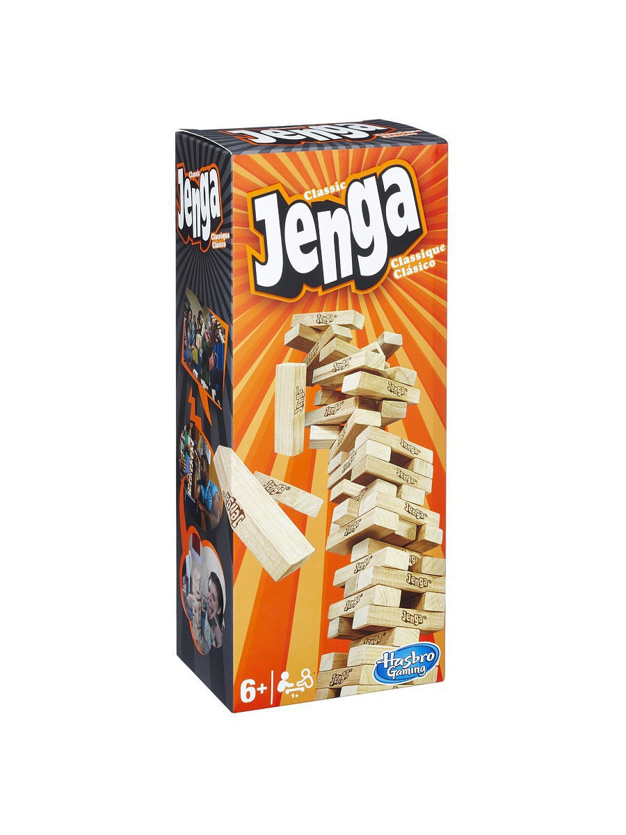 Вежа / Jenga, Джанга, Дженга російською мовою (Hasbro)