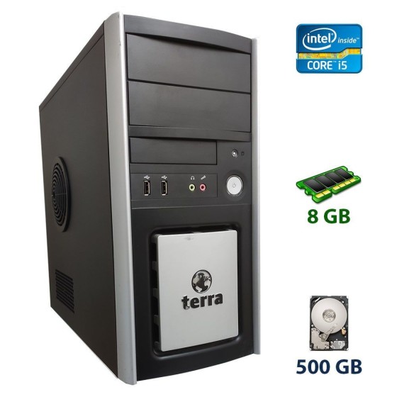 Б/в Системний блок Terra Tower Intel Core i5-2300 / 8 Гб / HDD 500 Гб