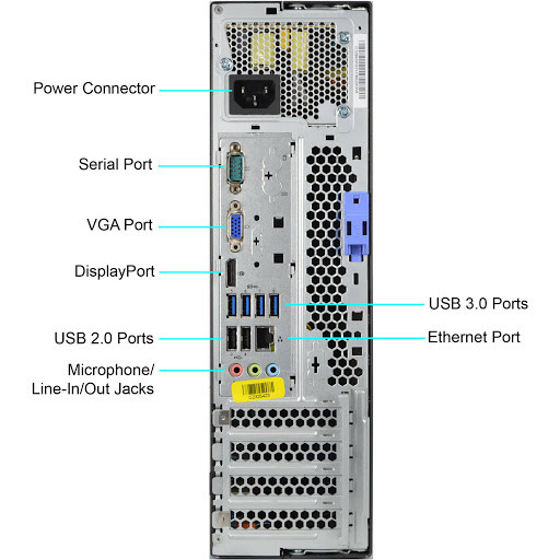 Б/в Системний блок Lenovo M92p / Intel Core i5 (3 покоління) / 4 Гб / 500 Гб / Клас B