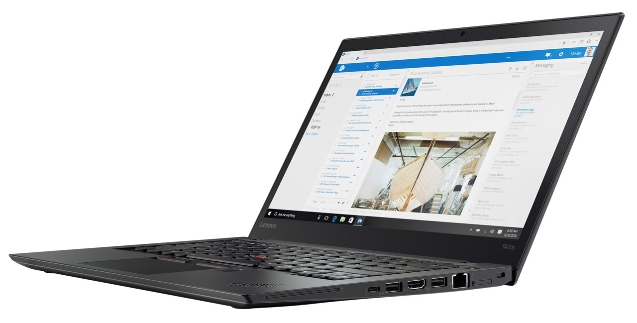 Б/в Ноутбук Lenovo ThinkPad T470s Intel Core i5-7300U / 8 Гб / SSD 128 Гб / Клас В