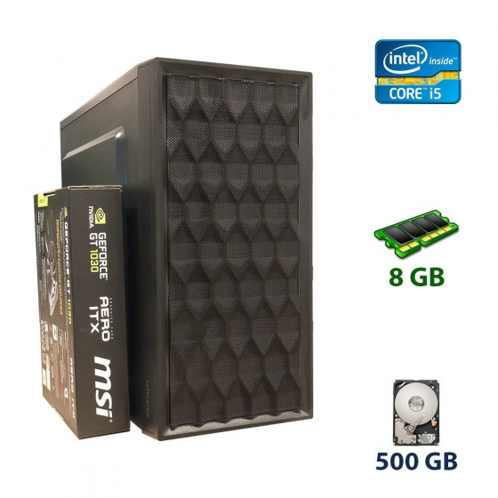 Б/в 1st Player D8-M Tower NEW / Intel Core i5-3470 (4 ядра по 3.20 - 3.60 GHz) / 8 GB DDR3 / 500 GB HDD / nVidia GeForce GT 1030, 2 GB GDDR5, 64-bit NEW / 400W