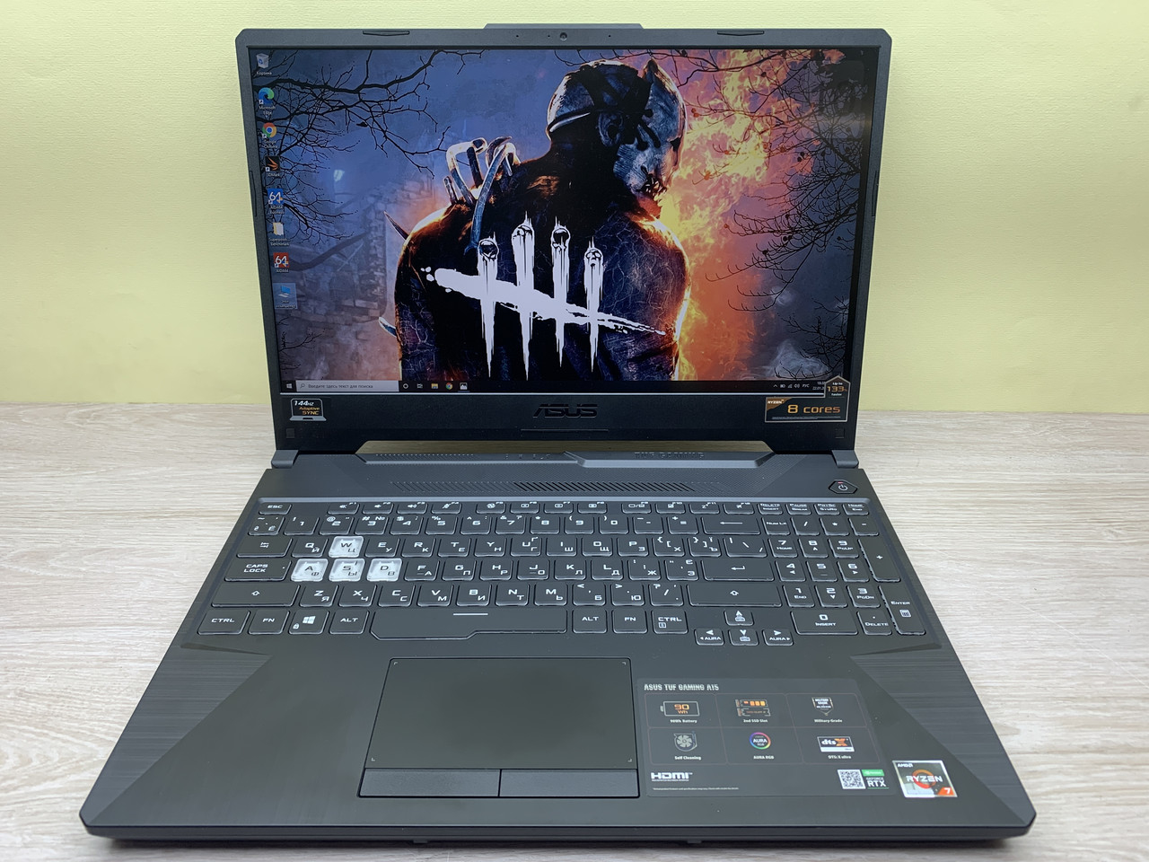 Б/в Ноутбук Asus TUF Gaming A15 FA506 / AMD Ryzen 7 4800H / 16 Гб / 512 Гб / Клас A