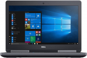 Б/в Ноутбук Dell Precision 7520 Intel Core i7-7820HQ / 16 Гб / SSD 500 Гб / Клас А