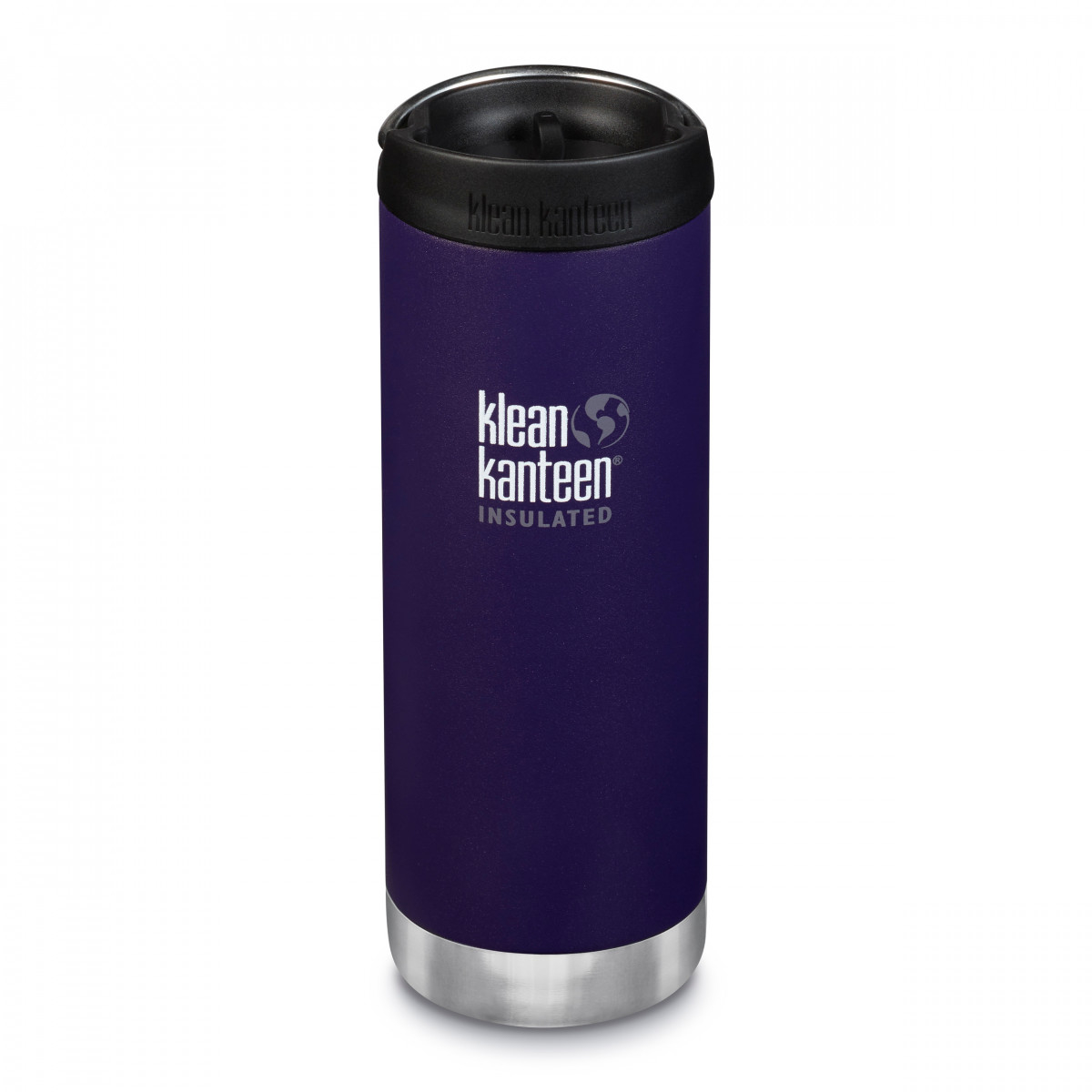 Термочашка Klean Kanteen TKWide Cafe Cap Kalamata Matt Синя 473 ml