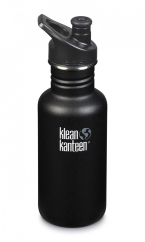 Спортивна пляшка для води Klean Kanteen Classic Sport Cap Shale Black 532 мл