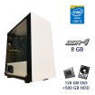 Б/в Системний блок Nexus M Wite Tower Intel Core i3-10100F / 8 Гб / SSD 120 Гб + HDD 500 Гб