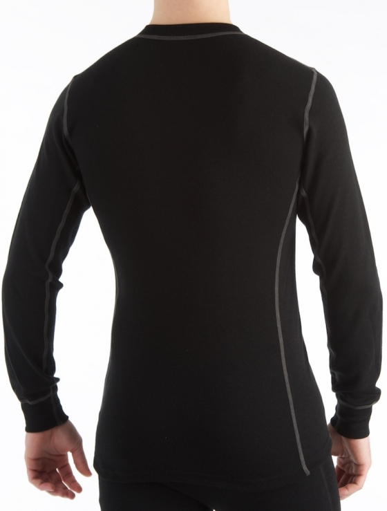 Термокофта WarmWool Crew Neck Man Black / Aclima 