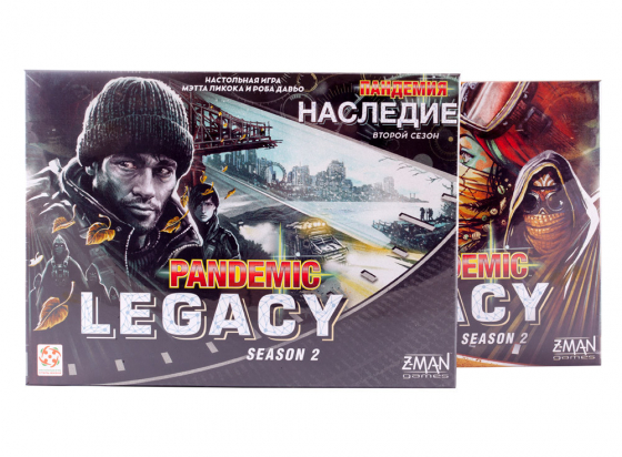 Пандемія: Спадок. Сезон 2, чорна / Pandemic Legacy: Season 2, black російською мовою (Стиль жизни)