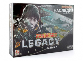 Пандемія: Спадок. Сезон 2, чорна / Pandemic Legacy: Season 2, black російською мовою (Стиль жизни)