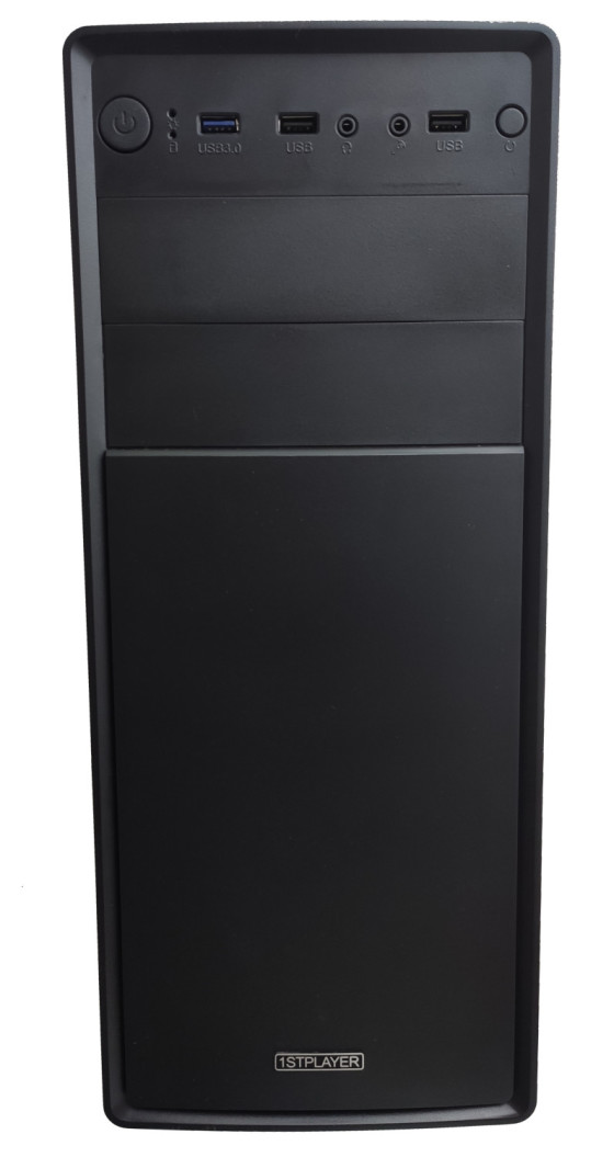 Б/в Системний блок 1stPlayer Case A2 Tower Intel Core i7-2600 / 16 Гб / SSD 120 Гб + HDD 500 Гб