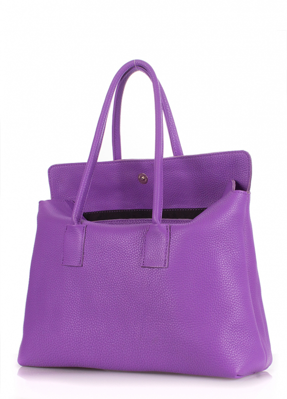 Шкіряна сумка Sense, фіолетова / POOLPARTY