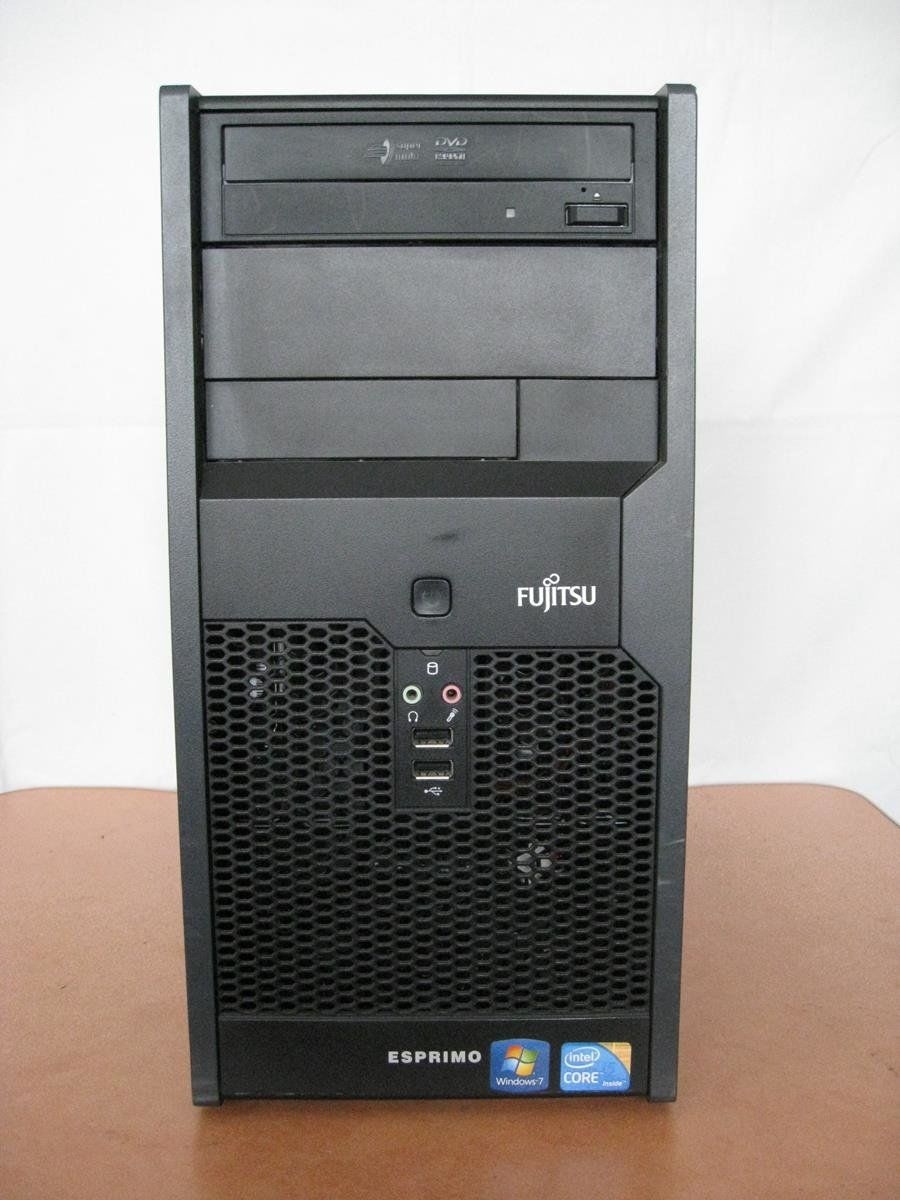 Б/в Fujitsu Esprimo Tower / Intel Core i7-860 (4(8) ядра по 2.8 - 3.4 GHz) / 8 GB DDR3 / 500 GB HDD / nVidia GeForce GTX 750 Ti, 2 GB GDDR5, 128-bit