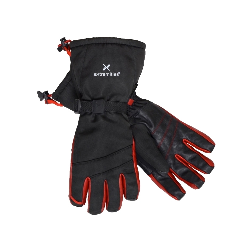 Водонепроникні рукавички Polar Glacier Gauntlet GTX Black/Red (Extremities)