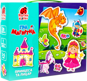 Принцеса і лицар, магнітна гра українською мовою (Vladi Toys)