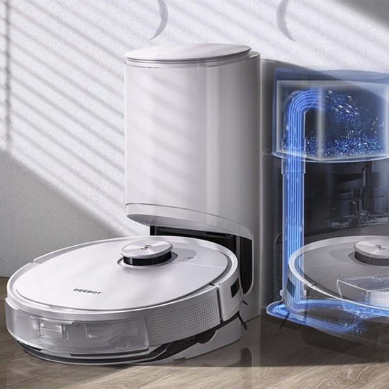 Робот-пилосос ECOVACS DEEBOT OZMO T9 PLUS Білий