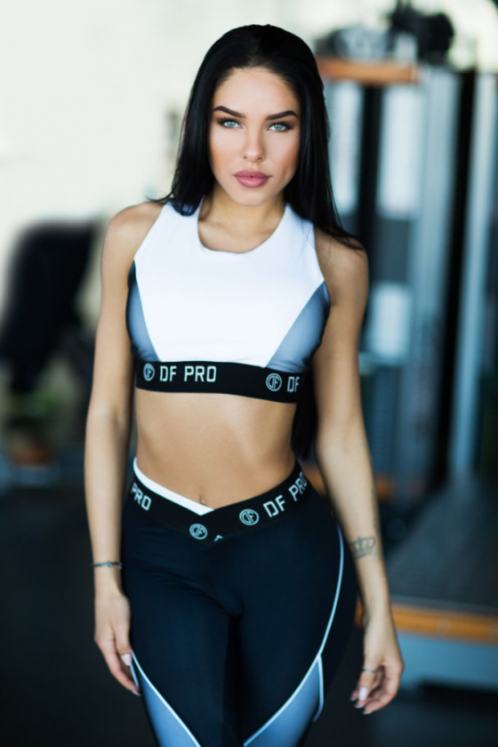 Топ PRO Bra White / Designed for Fitness