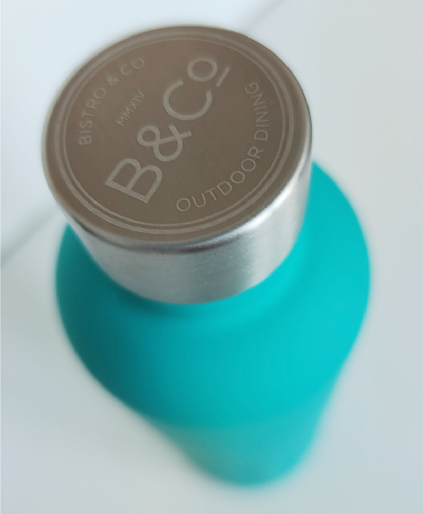 Термопляшка Summit B&Co Geo Bottle Flask Turquoise 500 мл