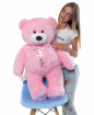 Плюшевий ведмідь Mister Medved Рожевий 110 см