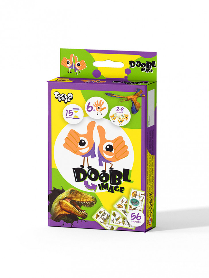 Doobl Image: Dino 80 українською мовою (Danko toys)