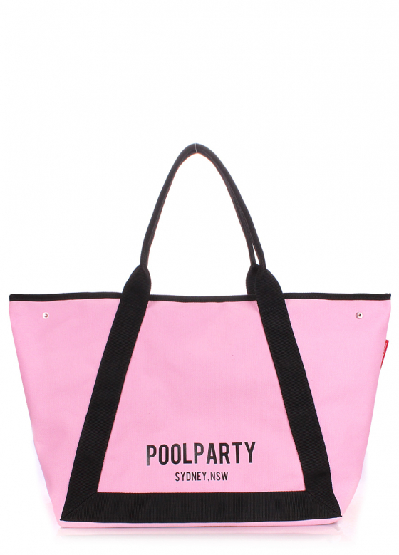 Коттонова сумка Laguna, рожева / POOLPARTY