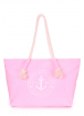 Котонова сумка з трендовим принтом, рожева / POOLPARTY