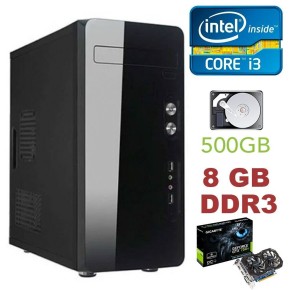 Б/в Системний блок Tower Intel Core i3-3240 / 8 Гб / HDD 500 Гб