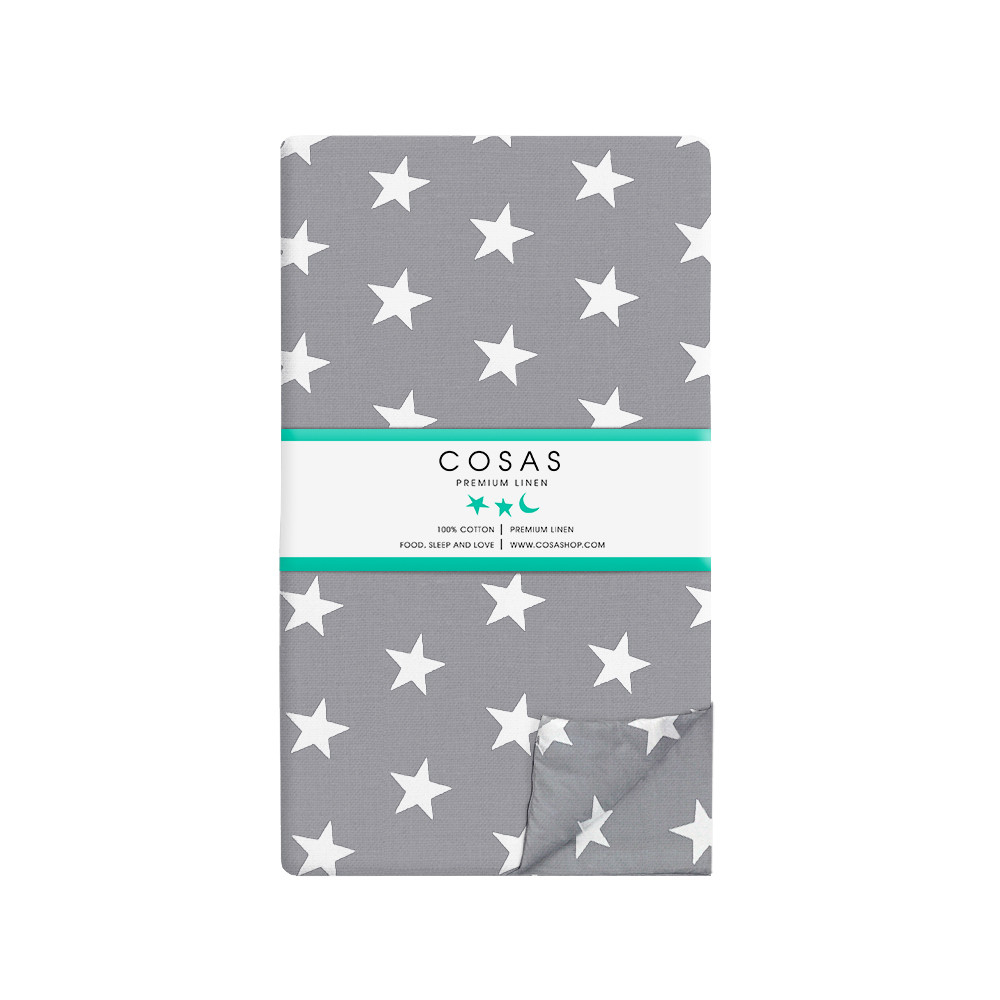 Комплект постільної білизни STARS BIG GREY WHITE (Cosas)