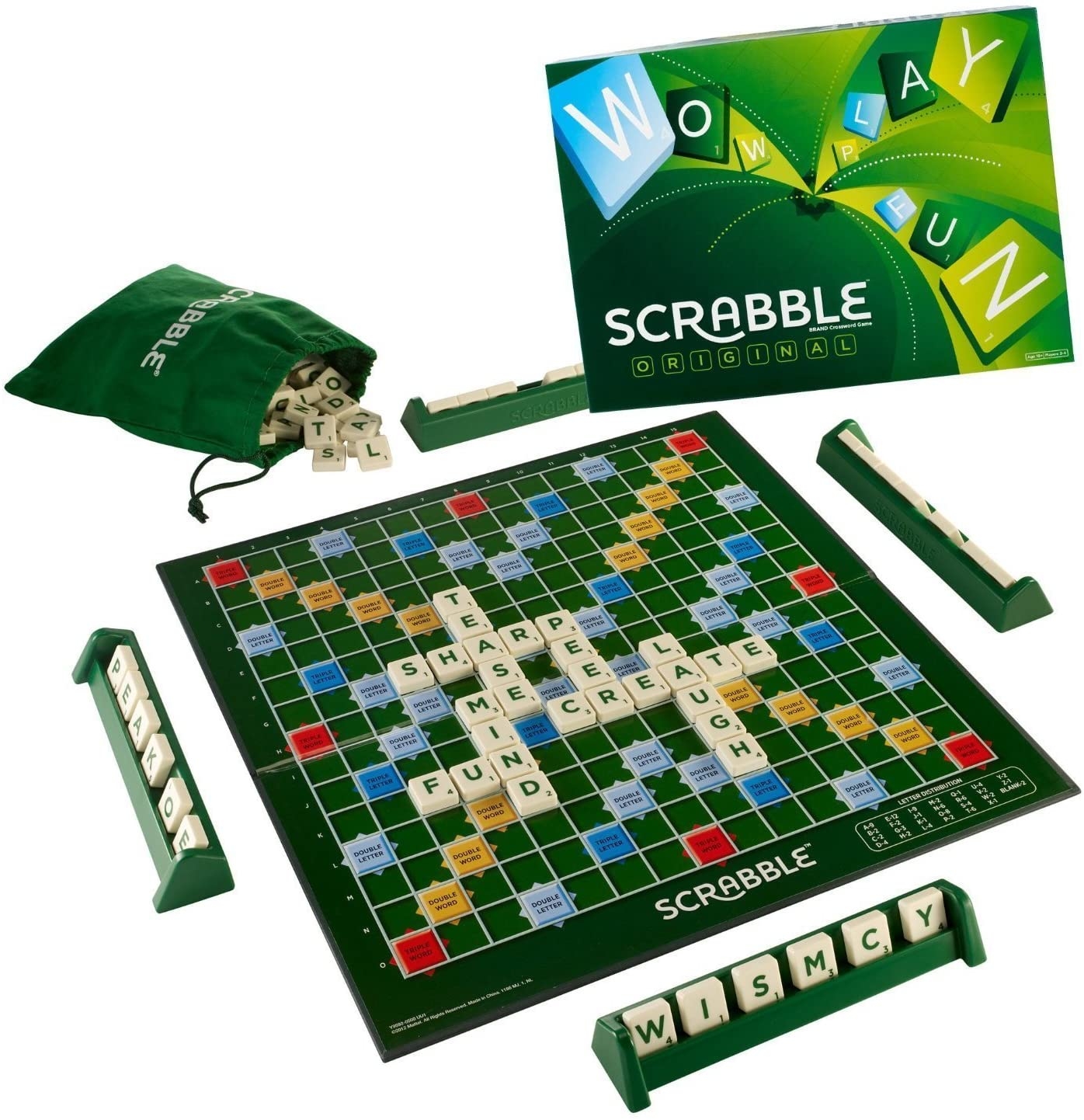 Скрабл / Scrabble англійською мовою (Mattel)