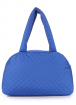 Стьобана сумка-саквояж, яскраво-блакитна / POOLPARTY