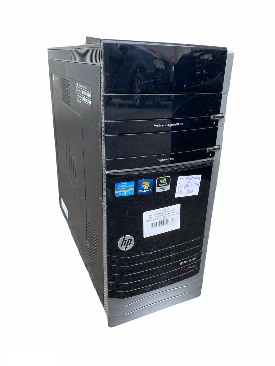 Б/в Системний блок HP ENVY Phoenix h9-1060sc / Intel Core i7-2600 / 8 Гб / HDD 500 Гб / Клас B