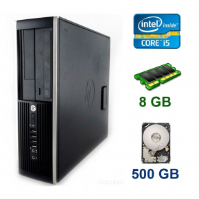 Б/в HP Compaq Elite 8200 SFF / Intel Core i5-2400 (4 ядра по 3.1 - 3.4 GHz) / 8 GB DDR3 / 500 GB HDD