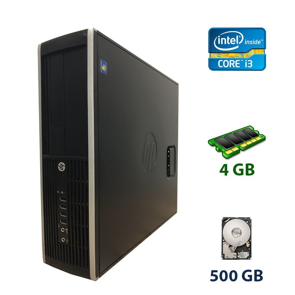 Б/в HP Compaq 6200 SFF / Intel Core i3-2100 (2 (4) ядра по 3.1 GHz) / 4 GB DDR3 / 500 GB HDD