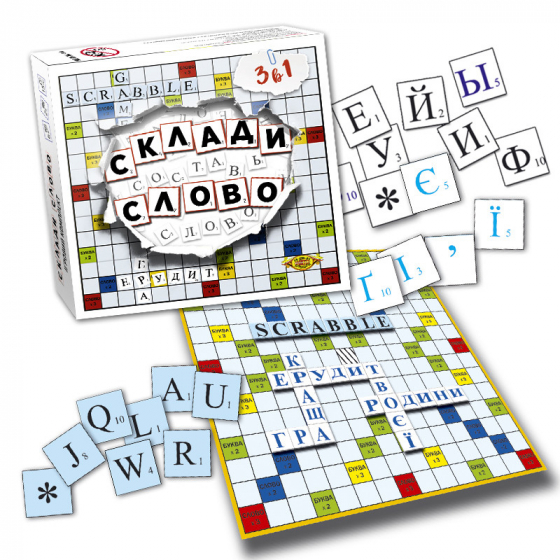 Склади слово. Ерудит: Scrabble укр., рос. мовою (Мастер)