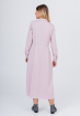 Сукня-сорочка з накладними кишенями, рожеве / Bessa
