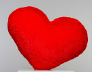 Плюшева іграшка Mister Medved Подушка-серце Червона 50 см