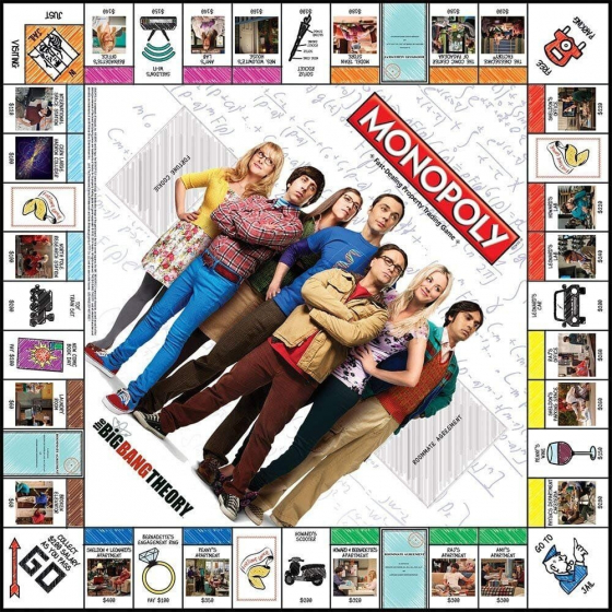 Монополія: Теорія Великого вибуху / Monopoly The Big Bang Theory англійською мовою (Winning Moves)