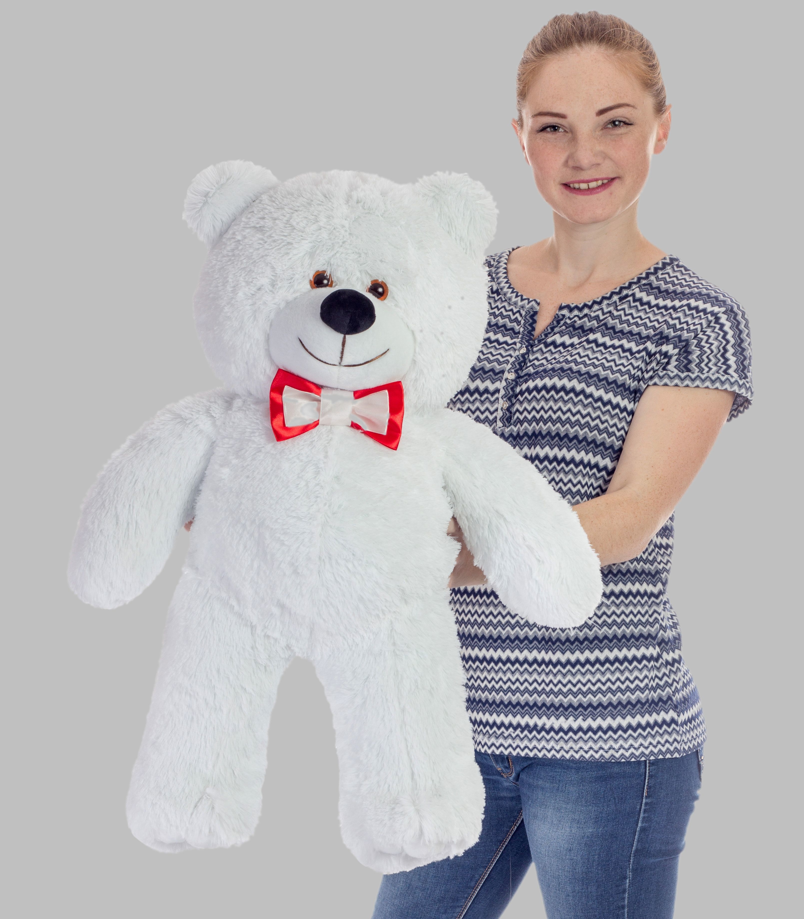 Плюшевий ведмідь Mister Medved Білий 85 см