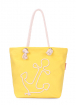 Літня сумка з якорем, жовта / POOLPARTY