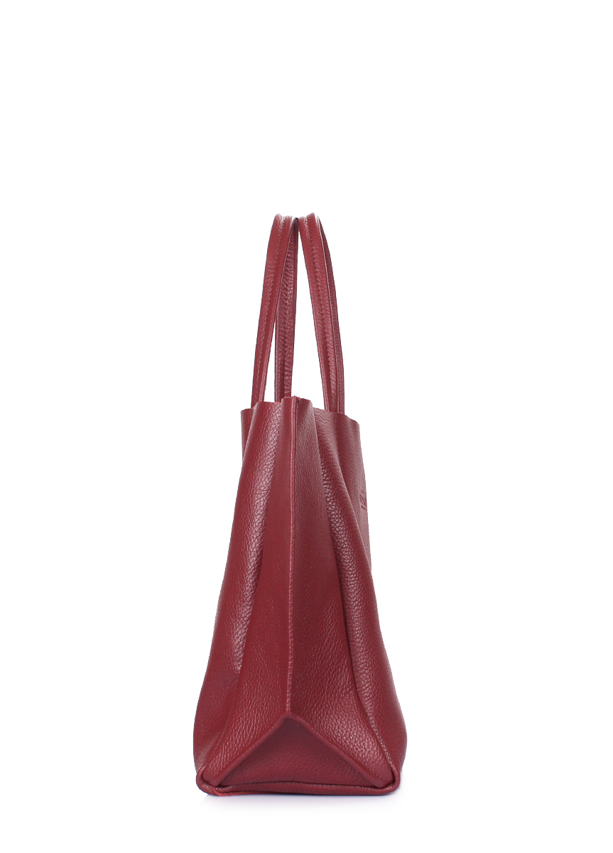 Шкіряна сумка Soho Mini, марсала / POOLPARTY