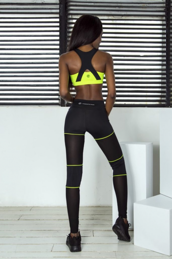 Комплект Sexy Shorts Lemon (легінси та топ) / Designed for Fitness