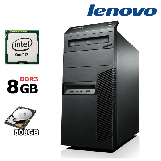 Б/в Lenovo ThinkCentre M92p / Intel Core i7 3770 (4(8) ядра по 3,40-3,90GHz) / 8GB DDR3 / 500 GB HDD