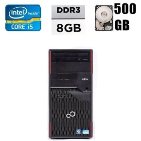 Б/в Системний блок Fujitsu Celsius W410 Tower Intel Core i5-2400 / 8 Гб / HDD 500 Гб