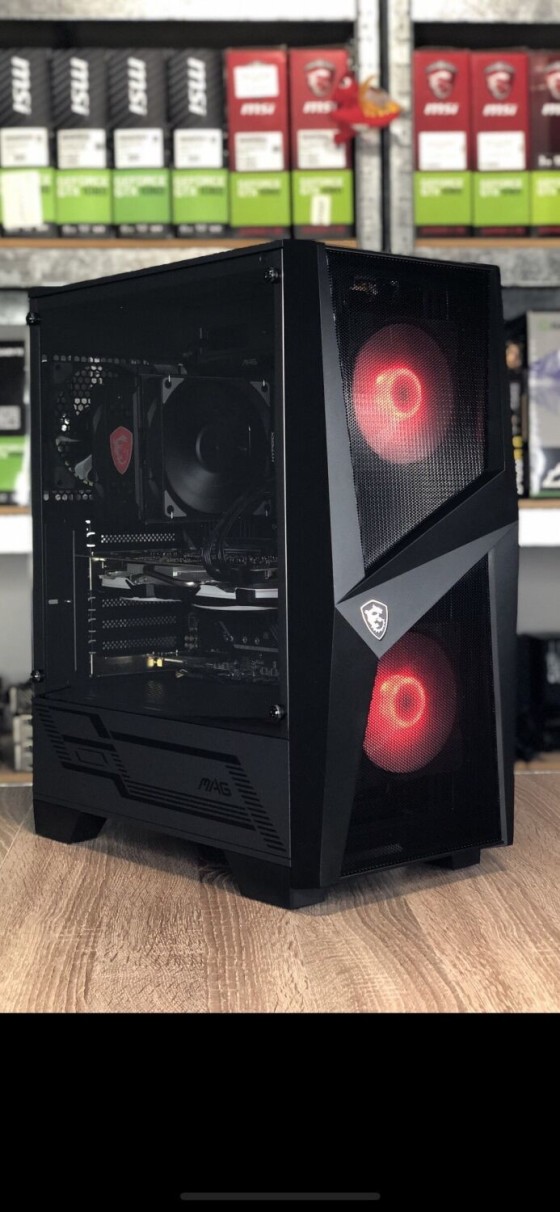 Б/в Системний блок MSI MAG Forge 100M Tower Intel Core i5-10400F / 16 Гб / SSD 480 Гб + 1 Тб