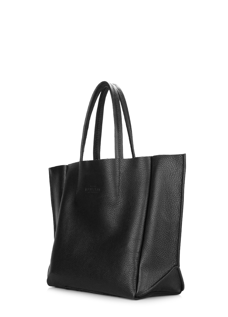 Шкіряна сумка Soho Mini, чорна / POOLPARTY