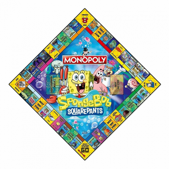 Монополія: Губка Боб Квадратні Штани / Monopoly: Spongebob Squarepants англійською мовою (Winning Moves)