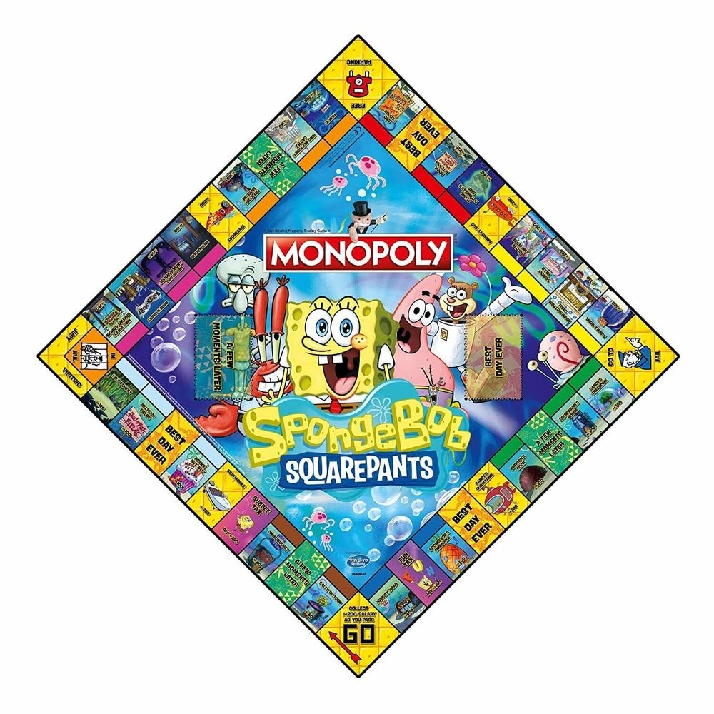 Монополія: Губка Боб Квадратні Штани / Monopoly: Spongebob Squarepants англійською мовою (Winning Moves)