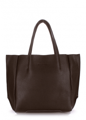 Шкіряна сумка Soho, коричнева / POOLPARTY