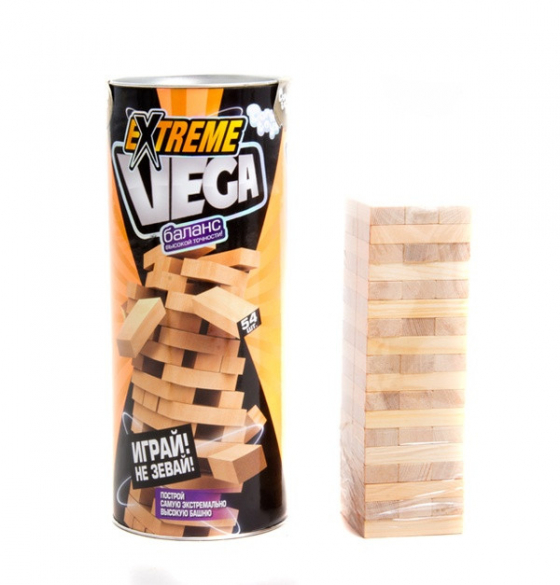 Джанга Вега / Вежа, Дженга, Jenga Vega російською мовою (Danko toys)