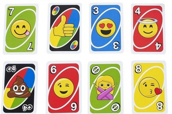 Уно Смайли / UNO Emoji російською мовою (Mattel)